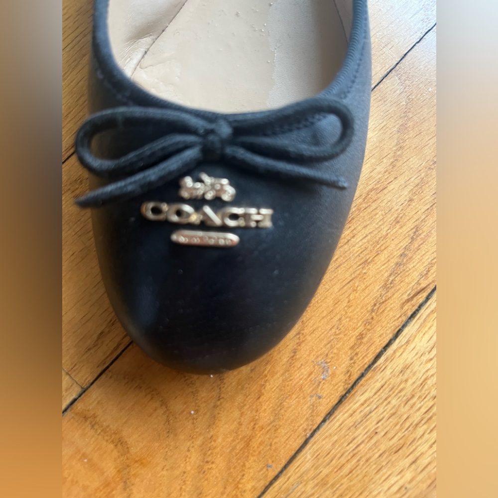 Coach Women's Black Ballet Flats - Picture 4 of 8
